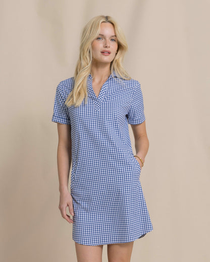 Kamryn Gingham Coastal Breeze® Dress | Southern Tide Women