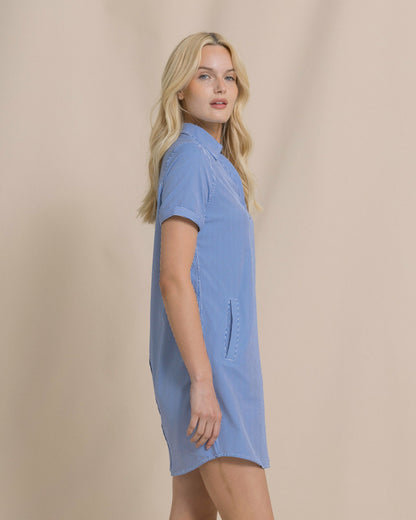 Kamryn Stripe Coastal Breeze® Dress | Southern Tide Women