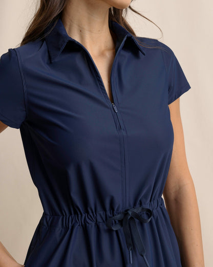 Bailee Short Sleeve Performance Dress | Southern Tide Women