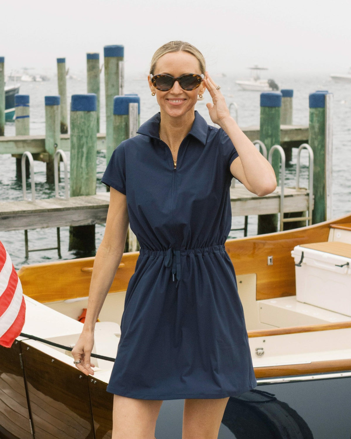 Bailee Short Sleeve Performance Dress | Southern Tide Women