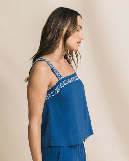 Arabelle Embroidered Top | Southern Tide Women