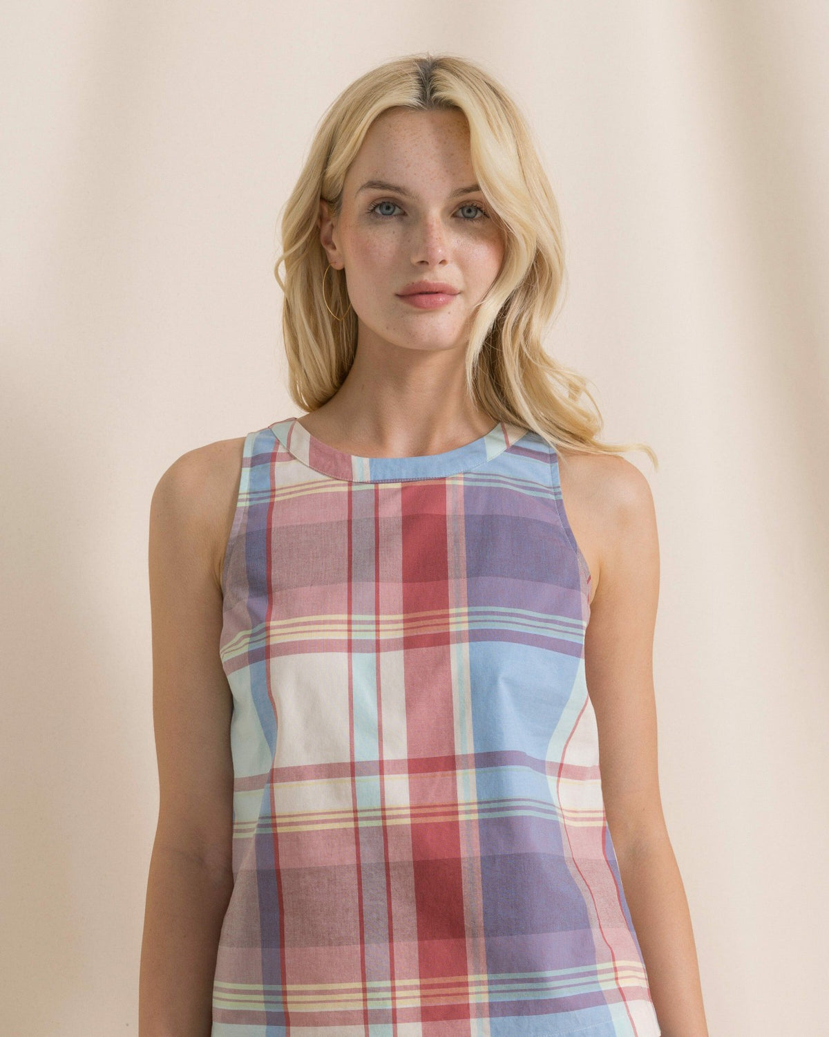 Carissa Madras Tank | Southern Tide Women