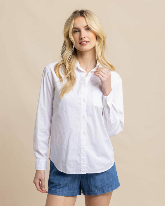 Katherine Poplin Shirt | Southern Tide Women