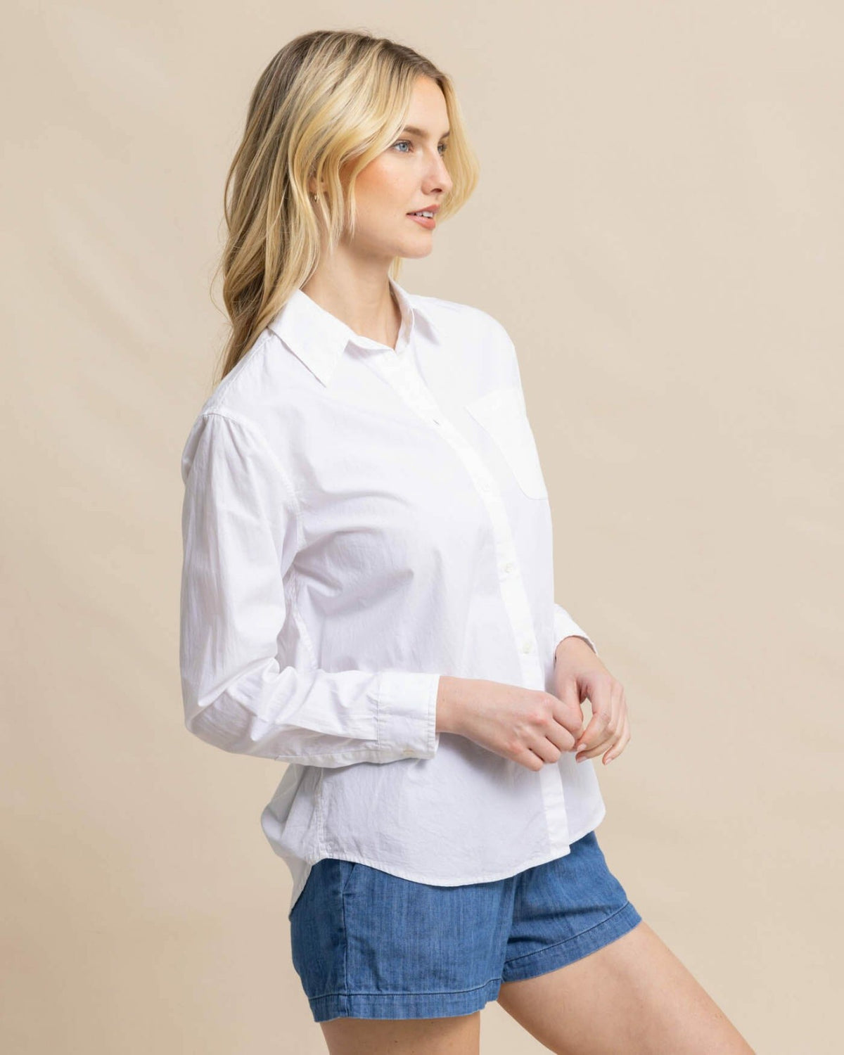 Katherine Poplin Shirt | Southern Tide Women