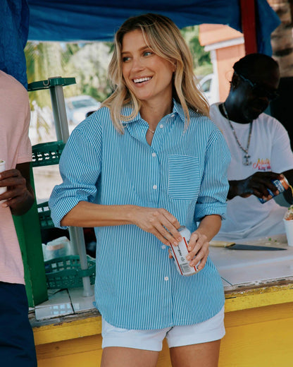 Katherine Stripe Shirt | Southern Tide Women