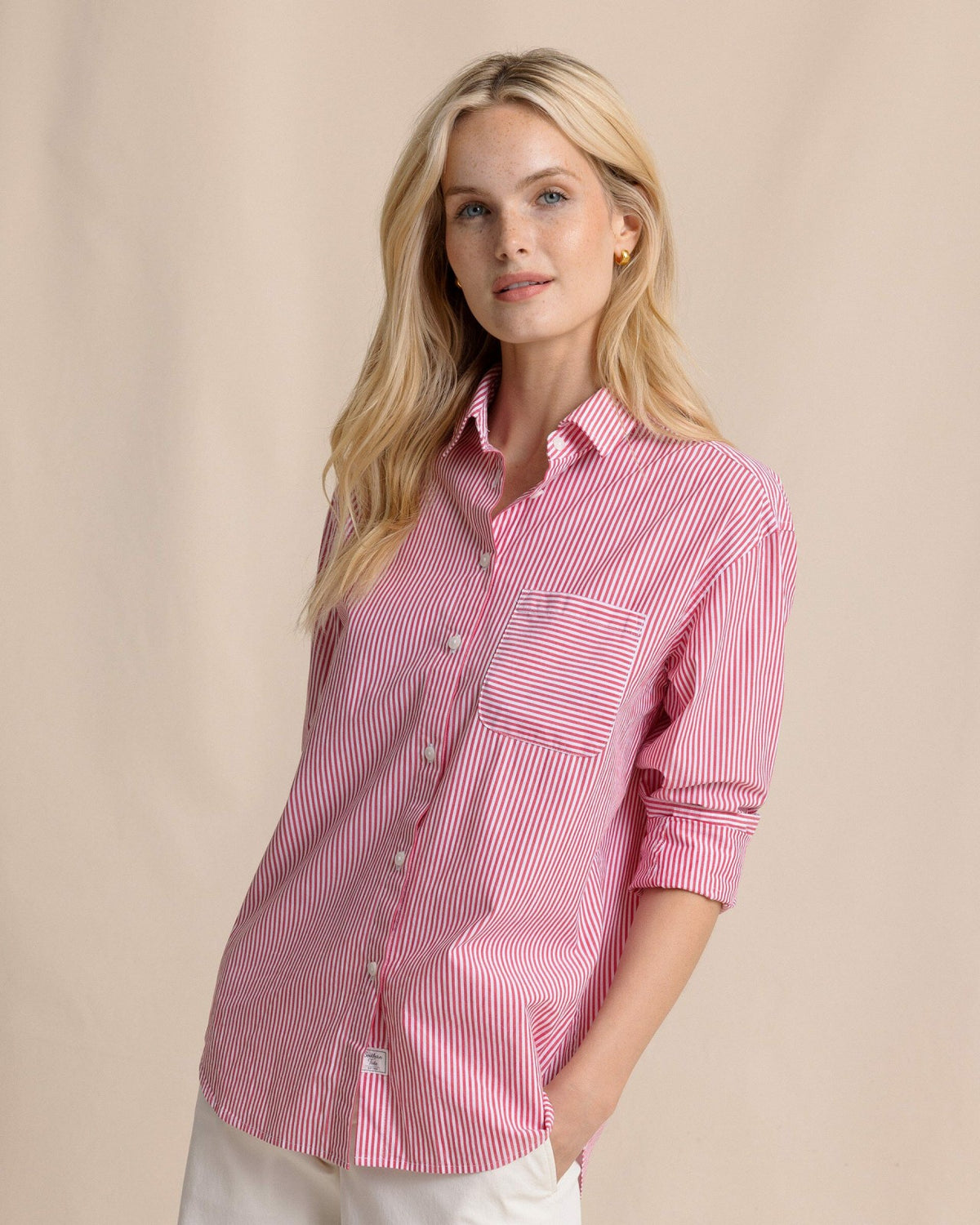 Katherine Stripe Shirt | Southern Tide Women