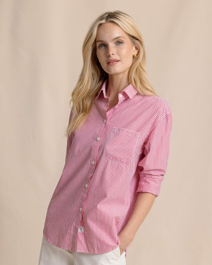 Katherine Stripe Shirt | Southern Tide Women