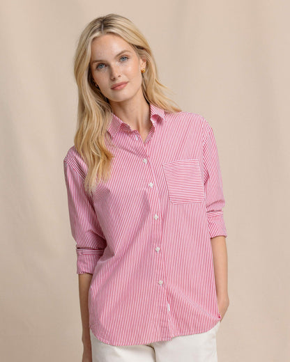Katherine Stripe Shirt | Southern Tide Women