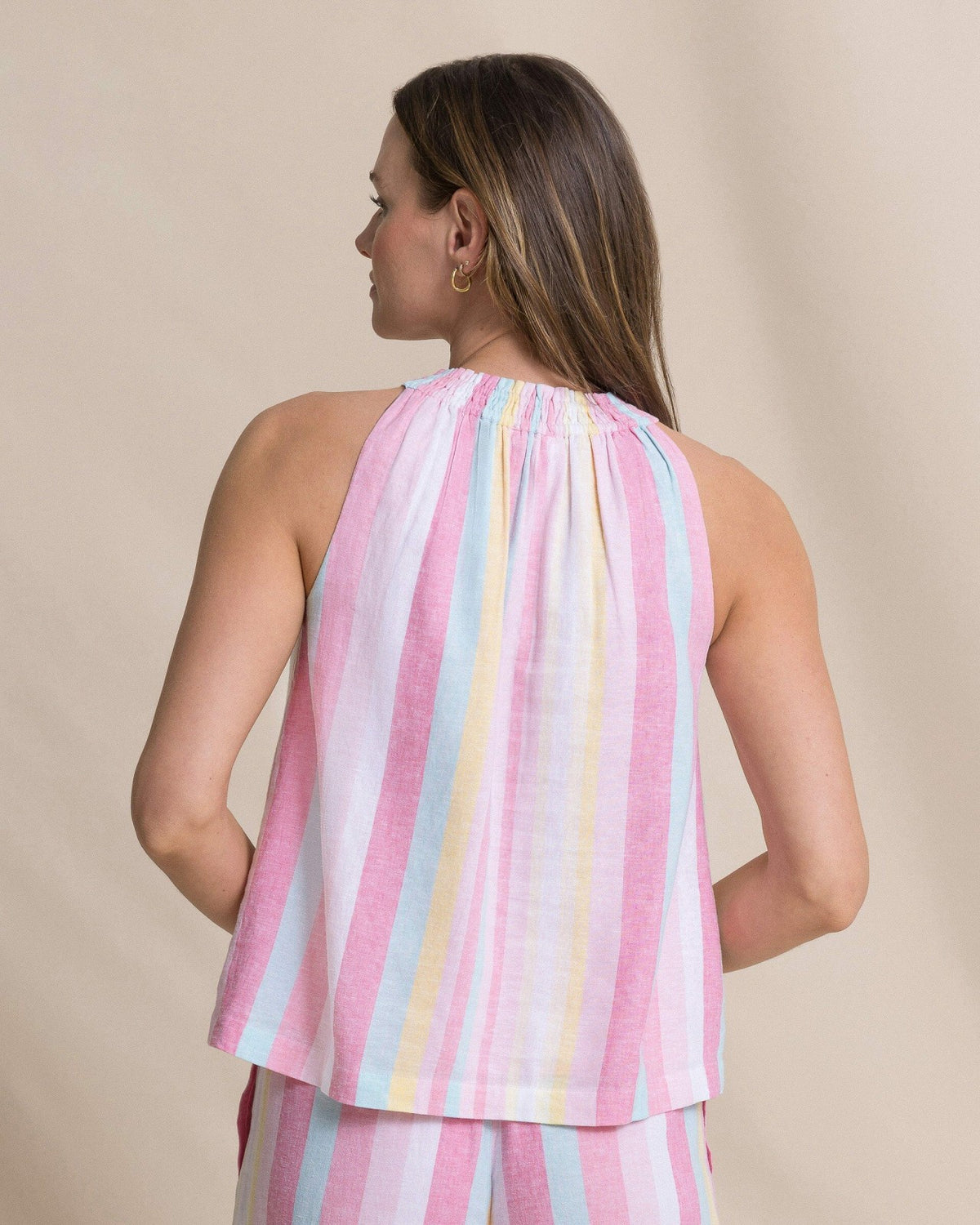 Karlea Smocked Neck Blouse | Southern Tide Women