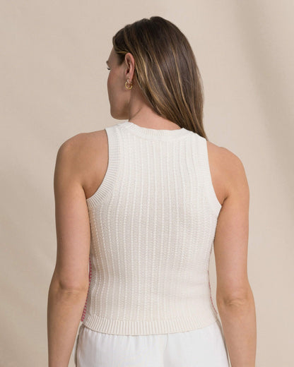 Layla Contrast Border Sweater Tank | Southern Tide Women