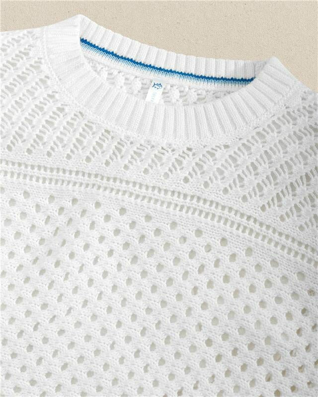 Ophelia Open Stitch Sweater | Southern Tide Women