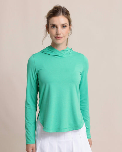 Linley brrr°®-illiant Performance Hoodie | Southern Tide Women