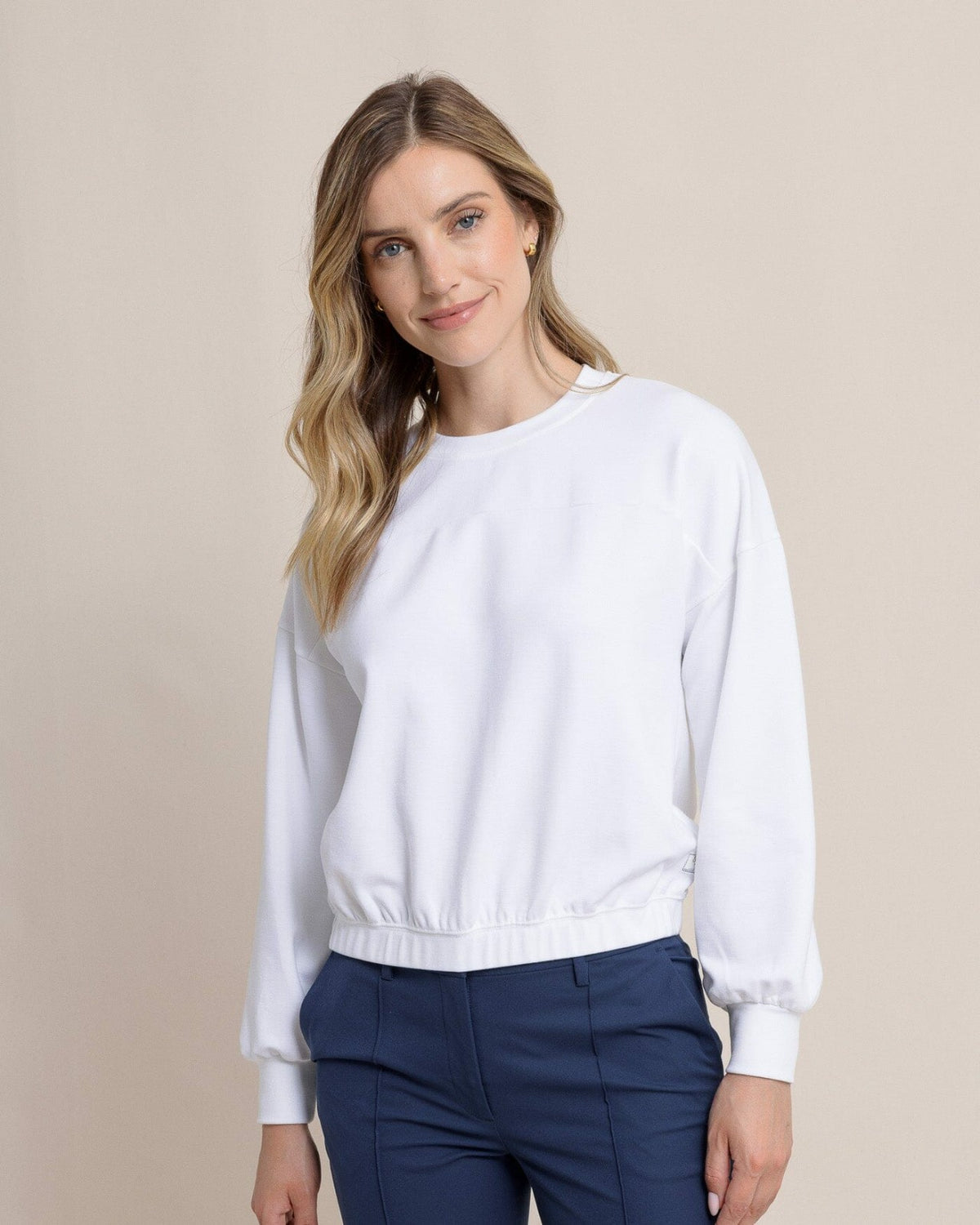 Addison Interlock Crew | Southern Tide Women