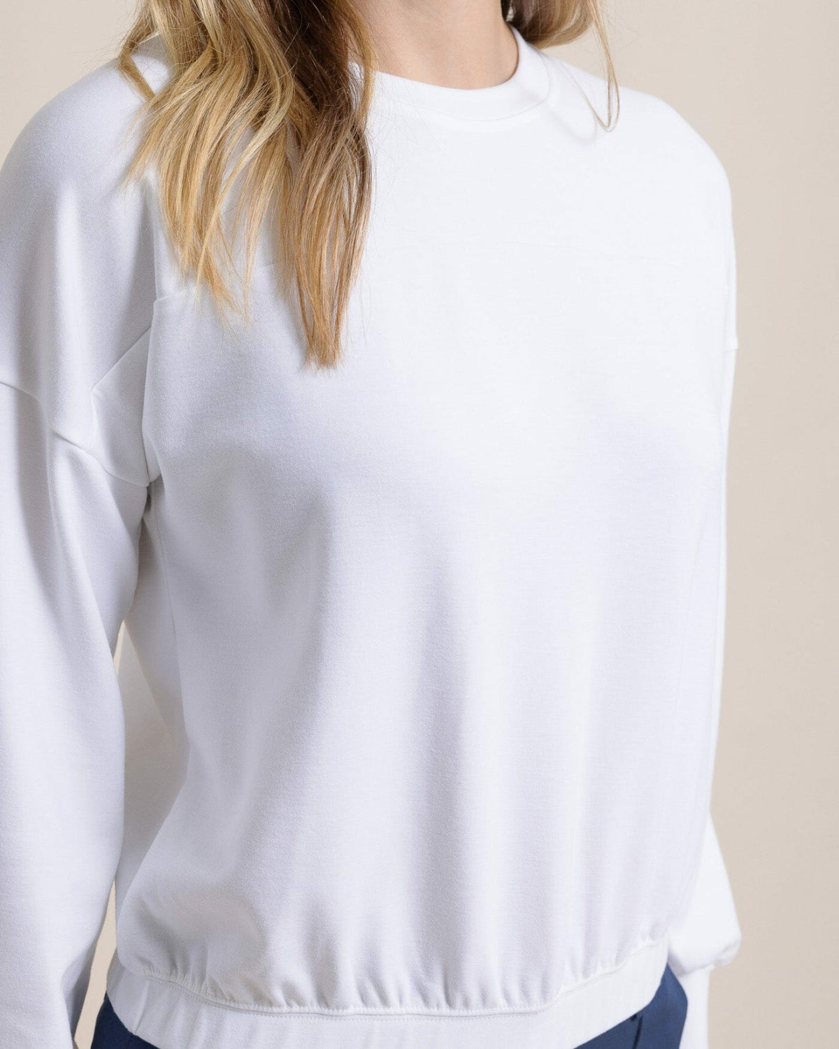 Addison Interlock Crew | Southern Tide Women