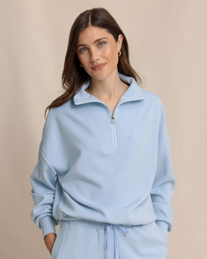 Danielle Luxe Lounge Quarter Zip | Southern Tide Women|Sale