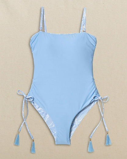Reversible Bandeau One-Piece Swimsuit | Southern Tide Women