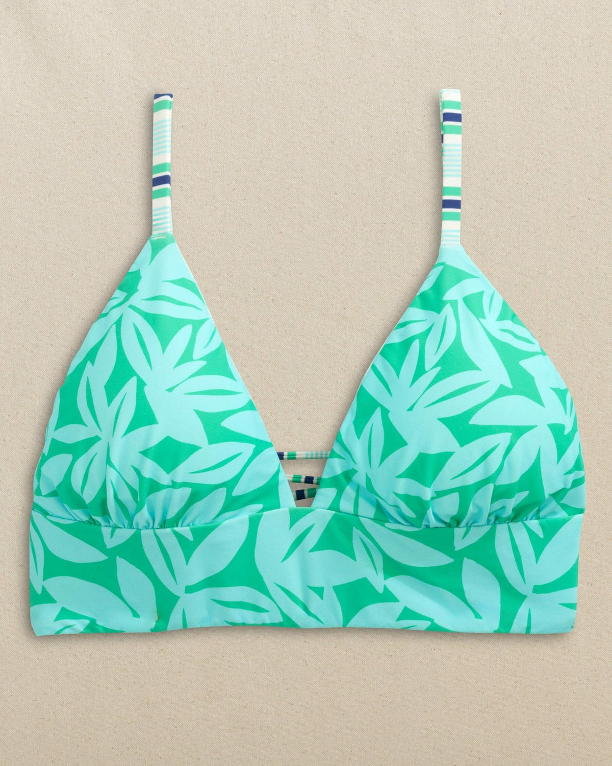Reversible Tropical Stripe Banded Bikini Top | Southern Tide Women