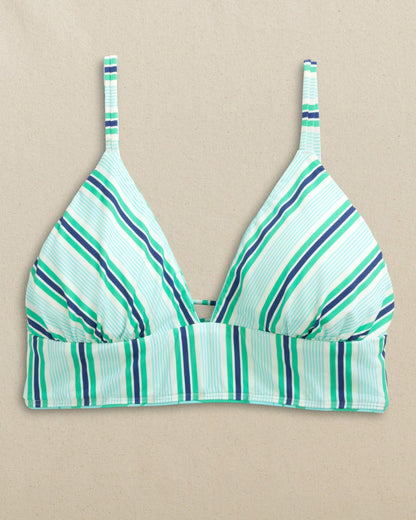 Reversible Tropical Stripe Banded Bikini Top | Southern Tide Women
