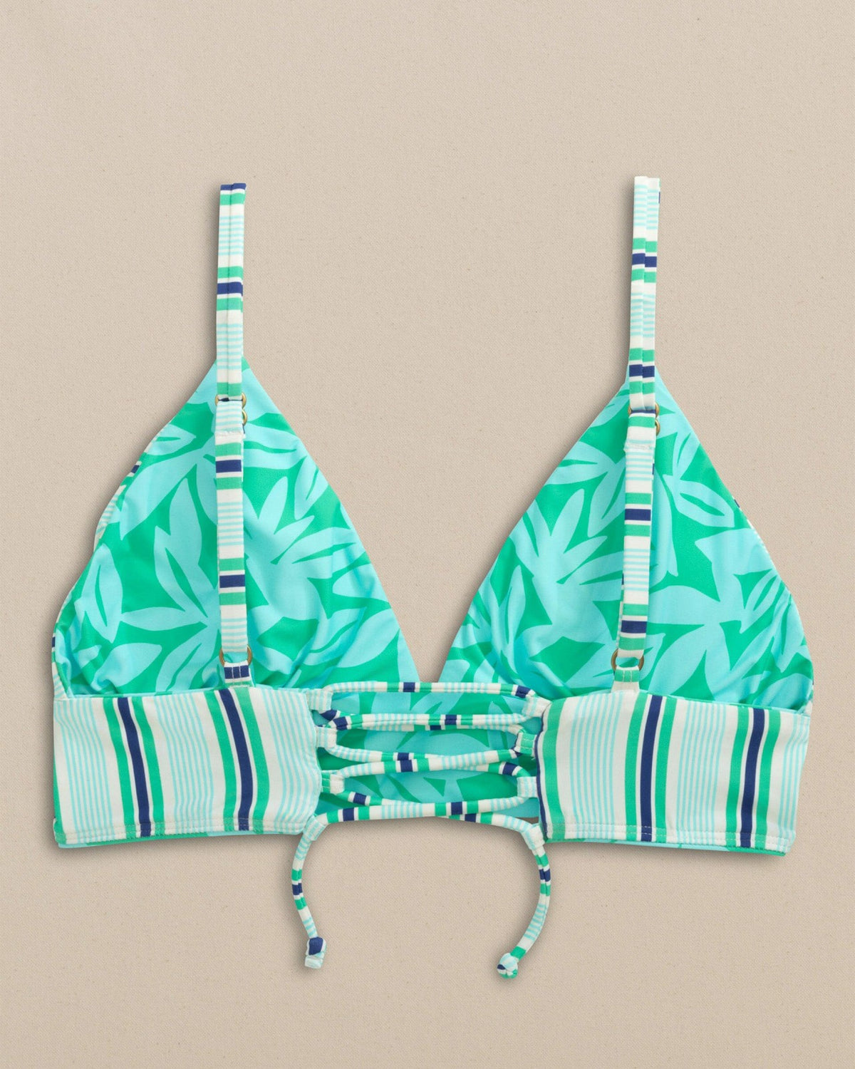 Reversible Tropical Stripe Banded Bikini Top | Southern Tide Women