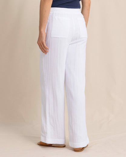 Laken Wide Leg Pant - Classic White | Southern Tide Women