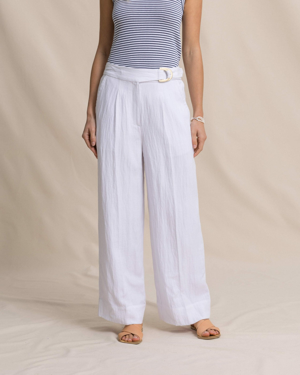 Addilyn Belted Wide Leg Pants | Southern Tide Women