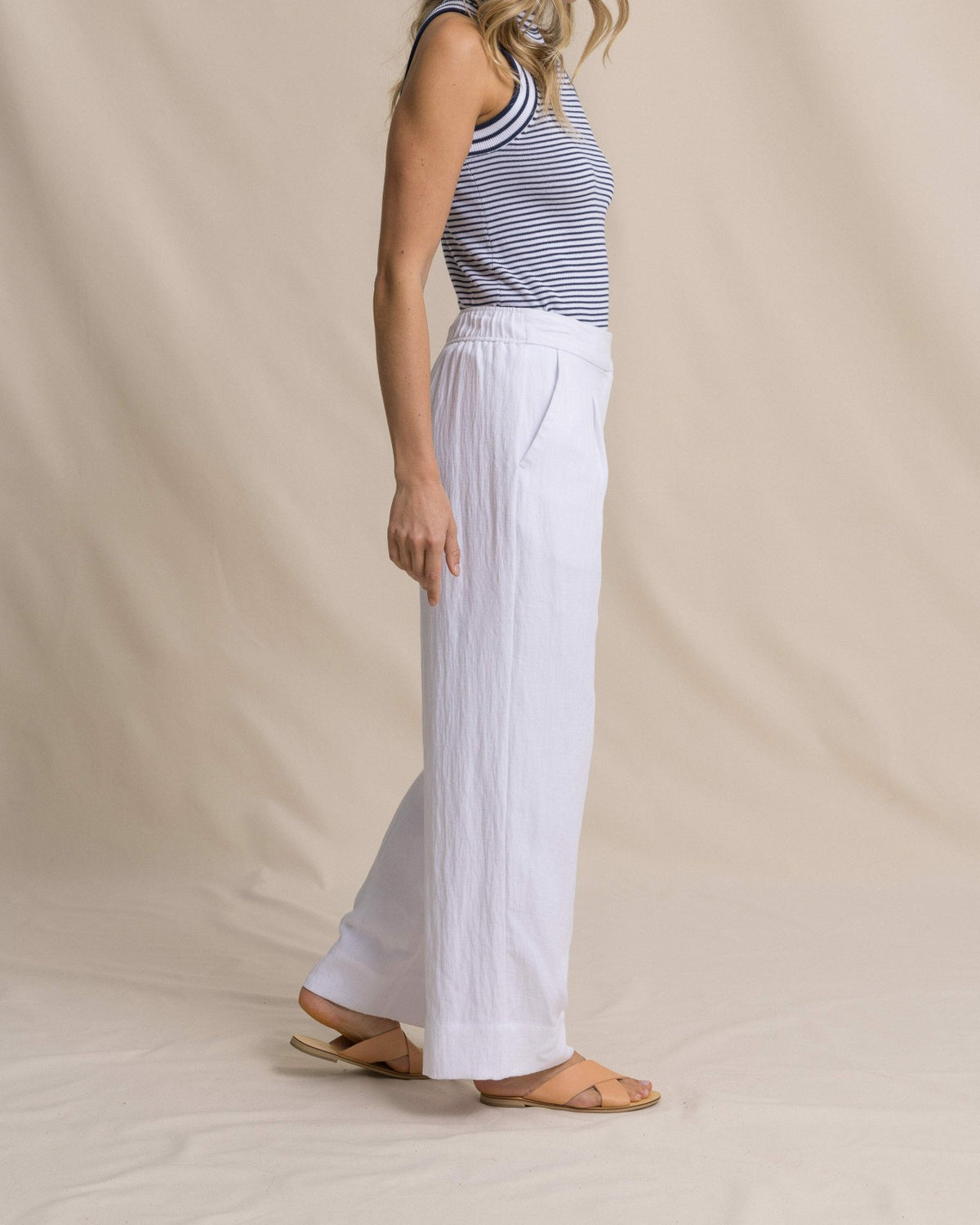 Addilyn Belted Wide Leg Pants | Southern Tide Women
