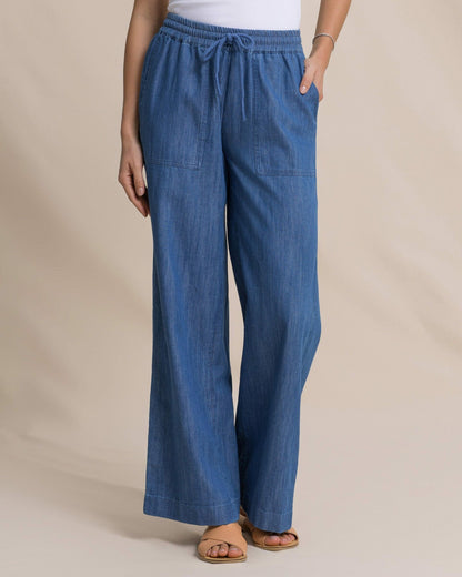 Laken Denim Wide Leg Pant | Southern Tide Women