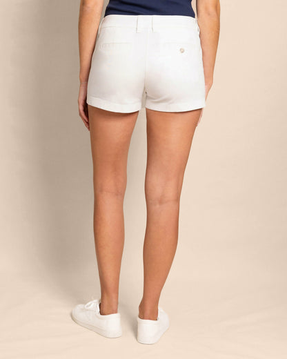 Leah 3" Cotton Chino Shorts | Southern Tide Women