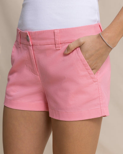Leah 3" Cotton Chino Shorts | Southern Tide Women
