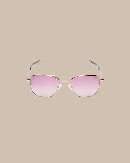 Rose Gold Frame with Golden Rose Lens,OS