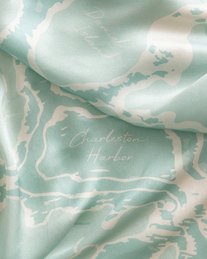 Southern Tide x Swells - Aerial Map Scarf | Southern Tide Women