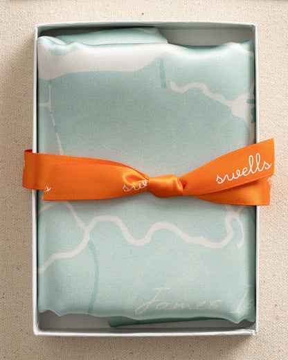 Southern Tide x Swells - Aerial Map Scarf | Southern Tide Women