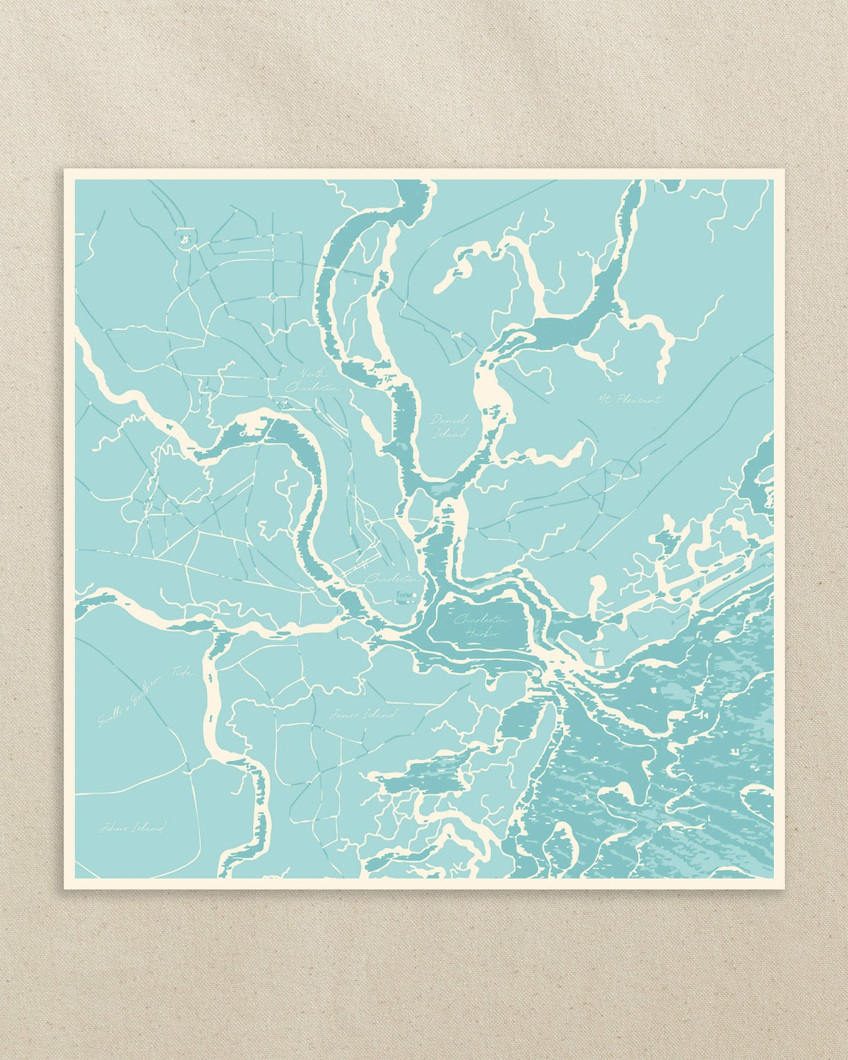 Southern Tide x Swells - Aerial Map Scarf | Southern Tide Women