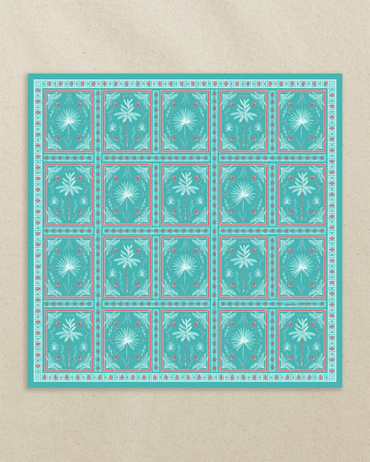 Southern Tide x Swells - Illustrated Palms Scarf | Southern Tide Women