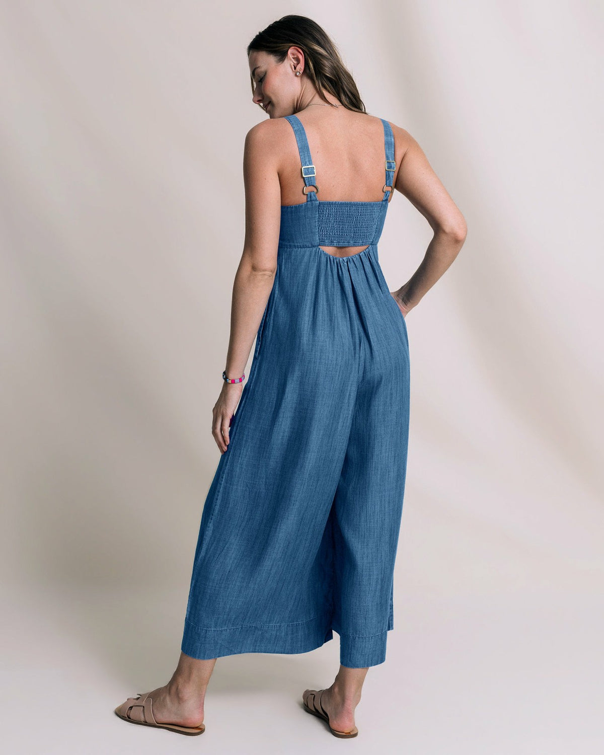 Nina Denim Jumpsuit | Southern Tide Women