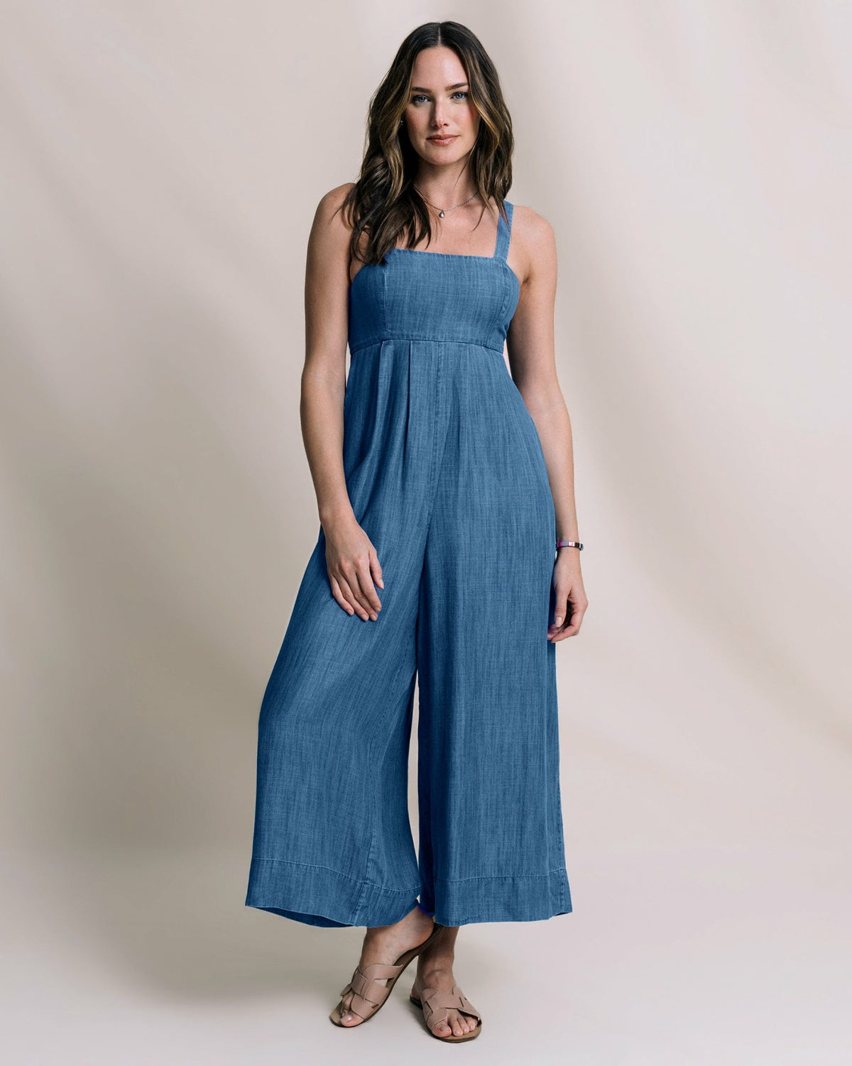 Nina Denim Jumpsuit | Southern Tide Women