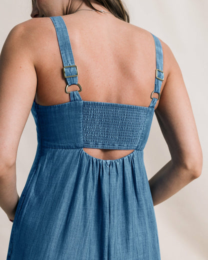 Nina Denim Jumpsuit | Southern Tide Women