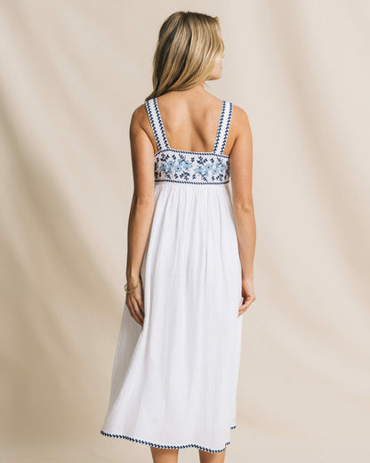 Erilyn Embroidered Midi Dress | Southern Tide Women