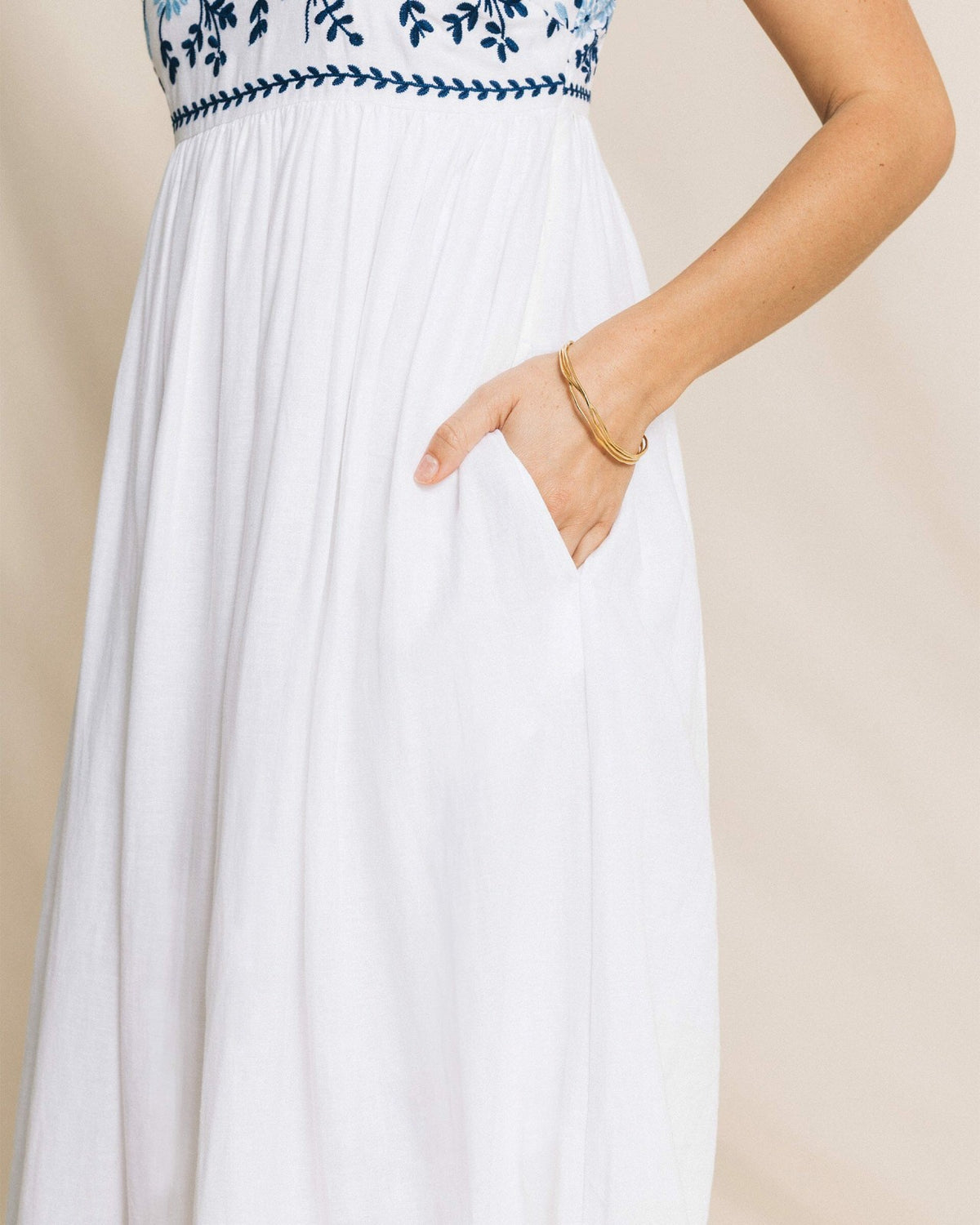 Erilyn Embroidered Midi Dress | Southern Tide Women