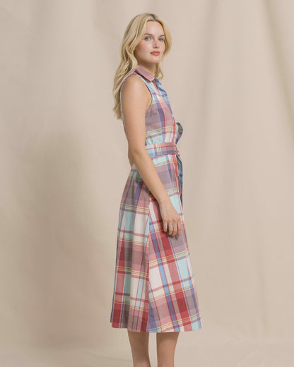 Whitley Madras Midi Dress | Southern Tide Women