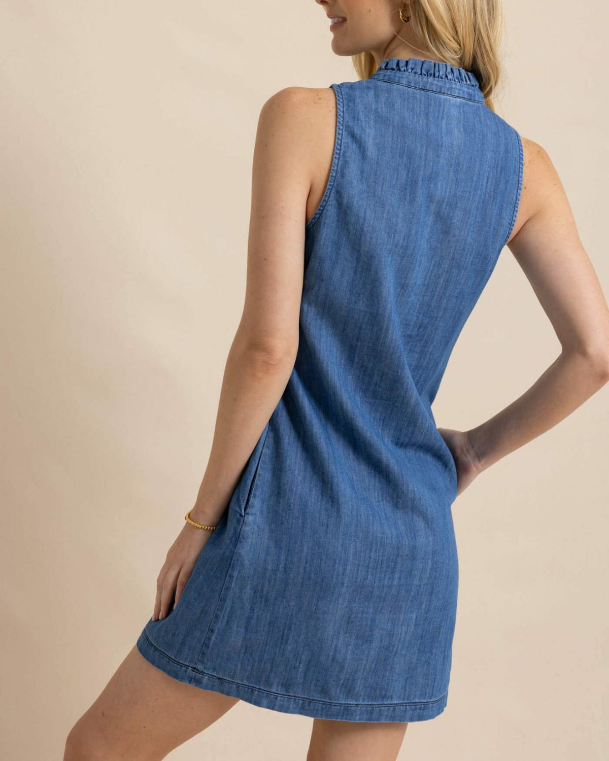 Adelyn Denim Dress | Southern Tide Women