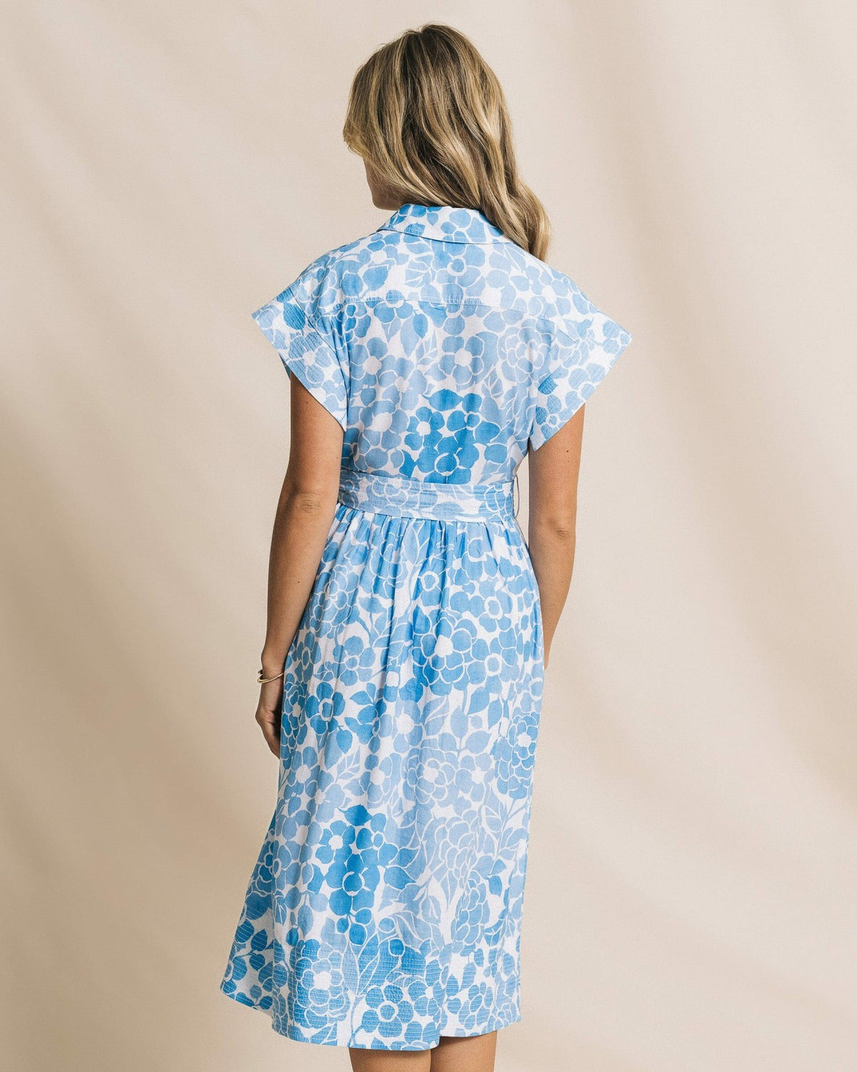 Tinley Printed Belted Midi Shirtdress | Southern Tide Women