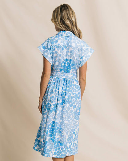 Tinley Printed Belted Midi Shirtdress | Southern Tide Women