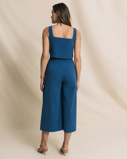 Jill Seersucker Jumpsuit | Southern Tide Women