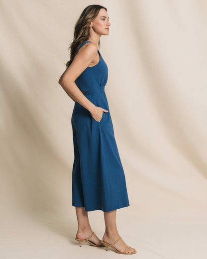 Jill Seersucker Jumpsuit | Southern Tide Women