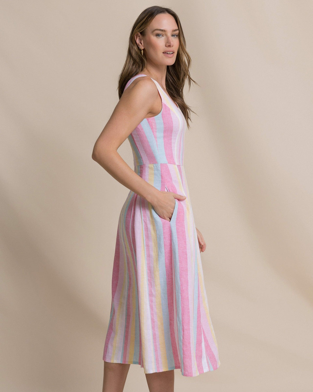 Charmaine Gored Midi Dress | Southern Tide Women