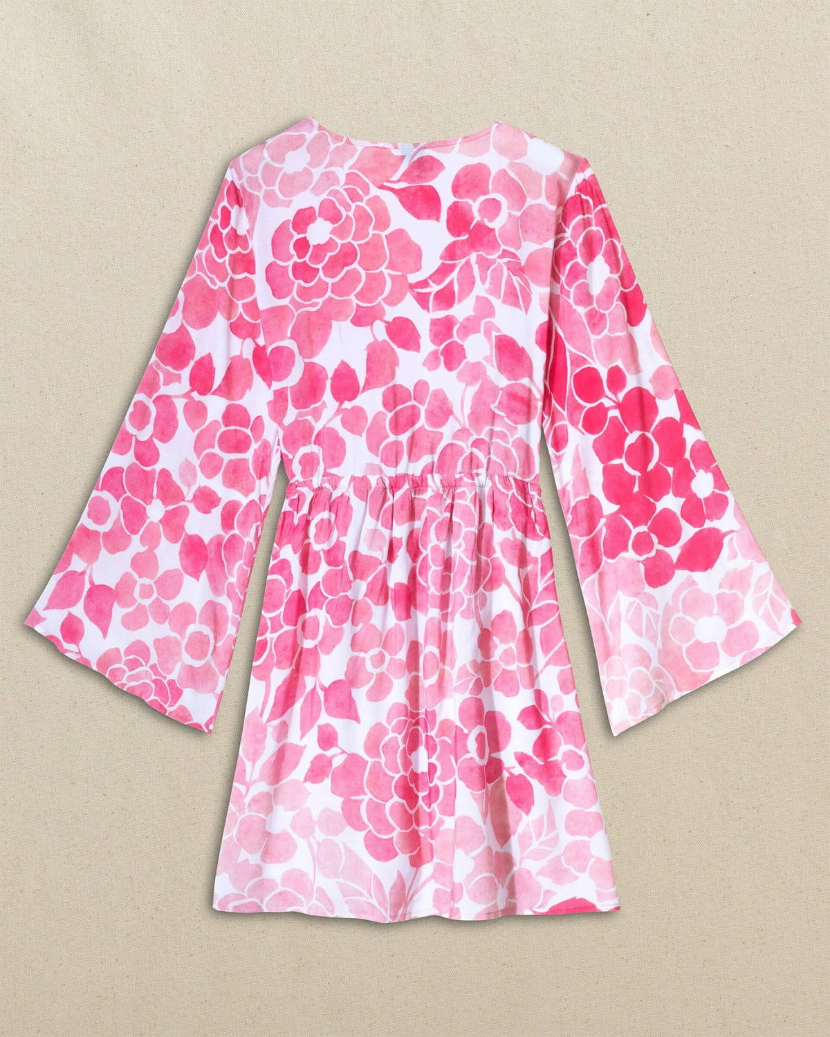 Floral Bell Sleeve Short Tunic Cover-Up | Southern Tide Women