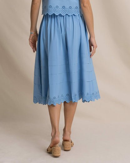 Gigi Eyelet Midi Skirt | Southern Tide Women|Sale
