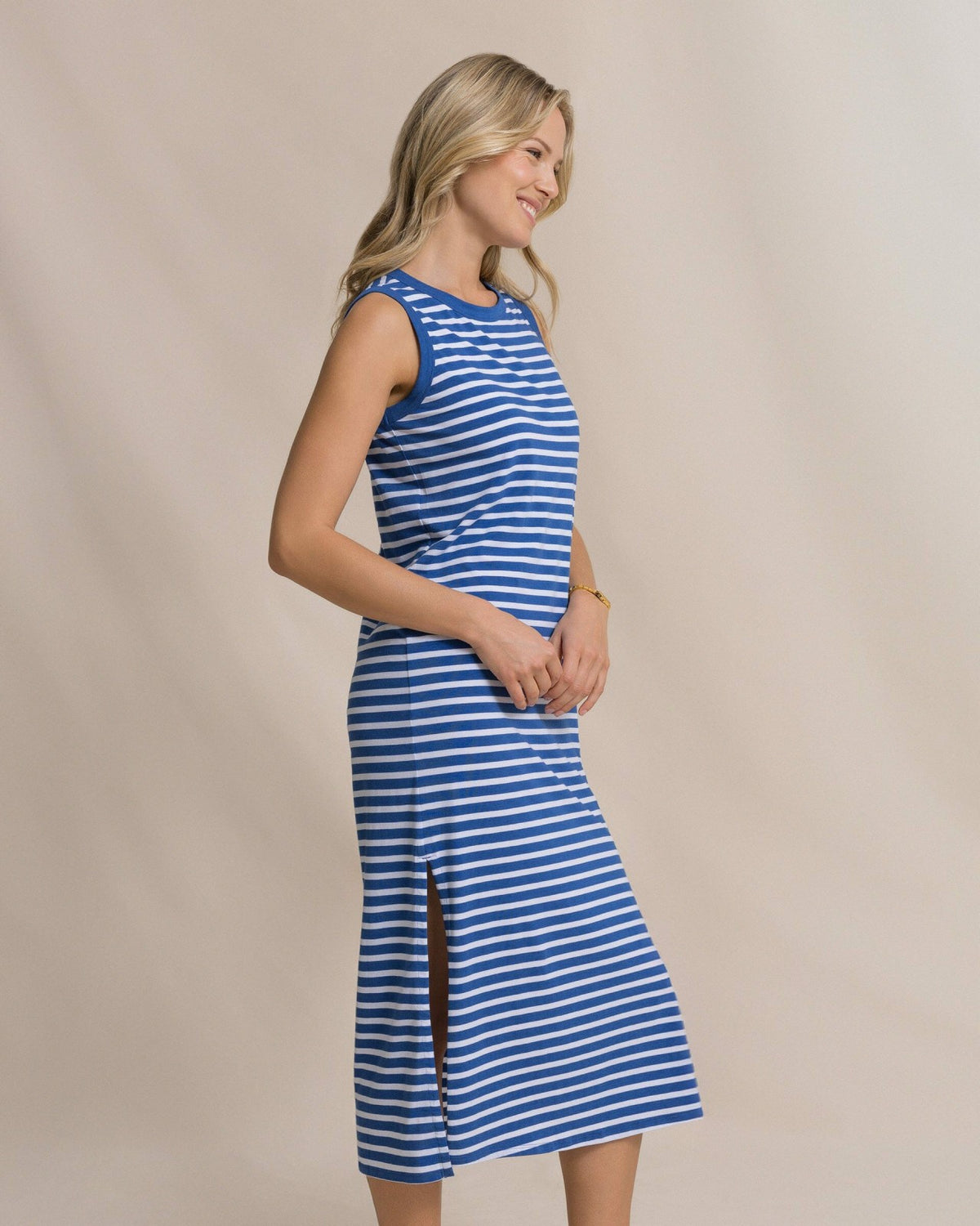 Ramona Stripe Midi Tank Dress | Southern Tide Women|Sale