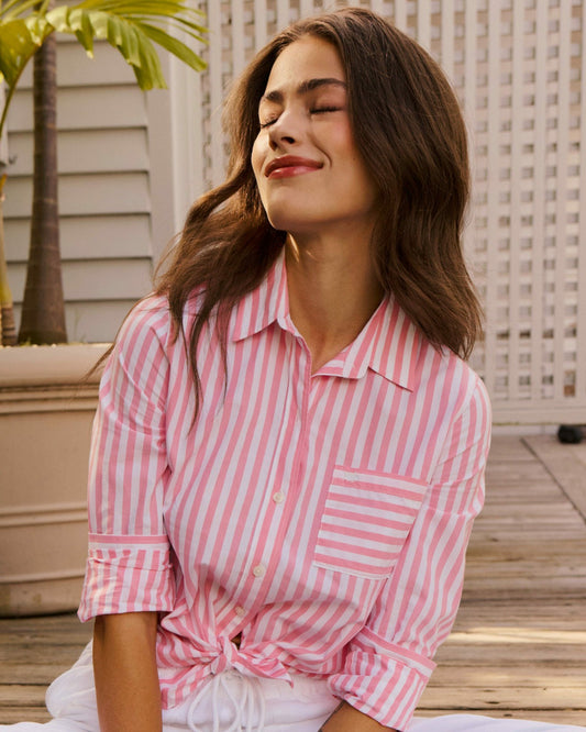 Emery Button Front Shirt | Southern Tide Women|Sale